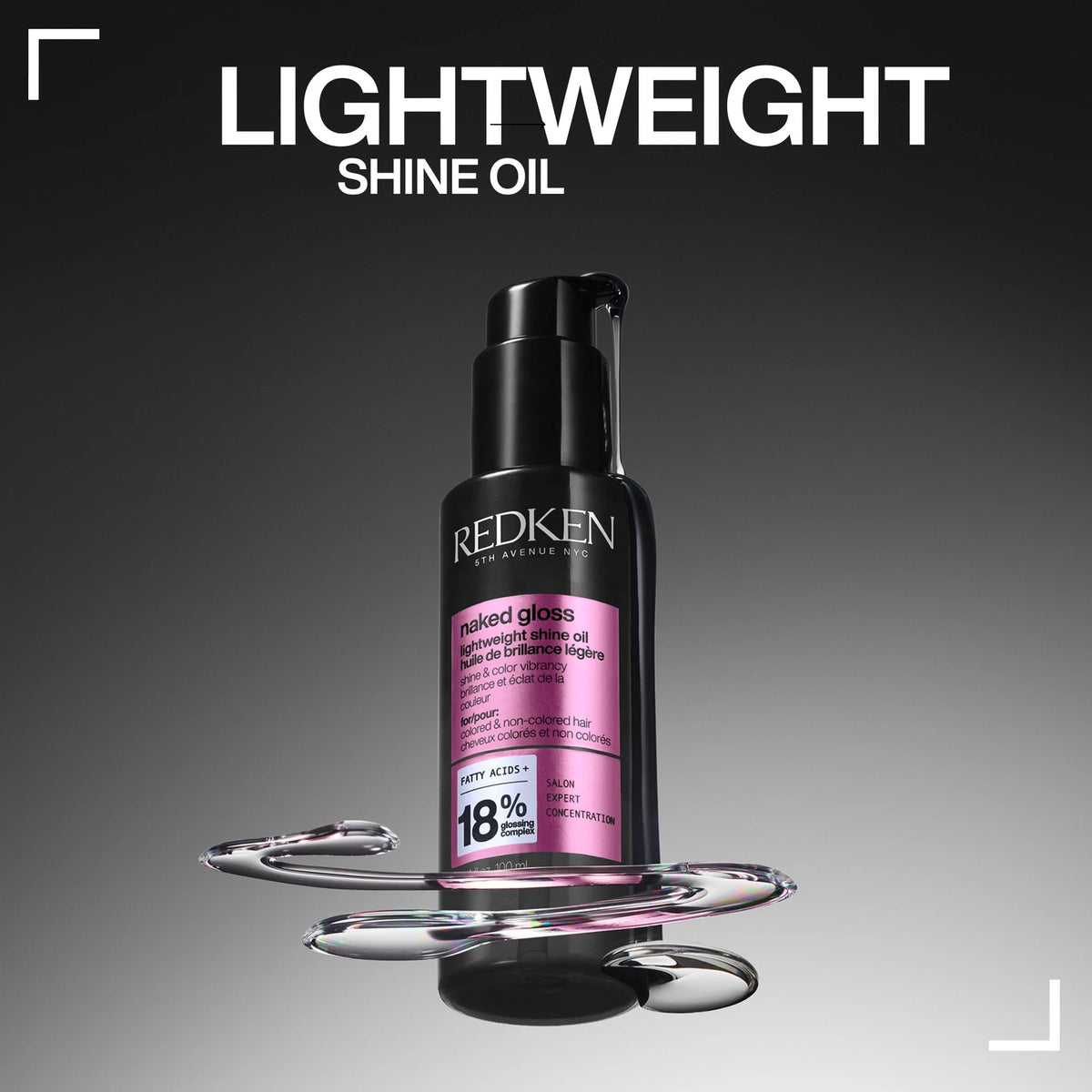 Naked Gloss Lightweight Shine Oil - US 8442