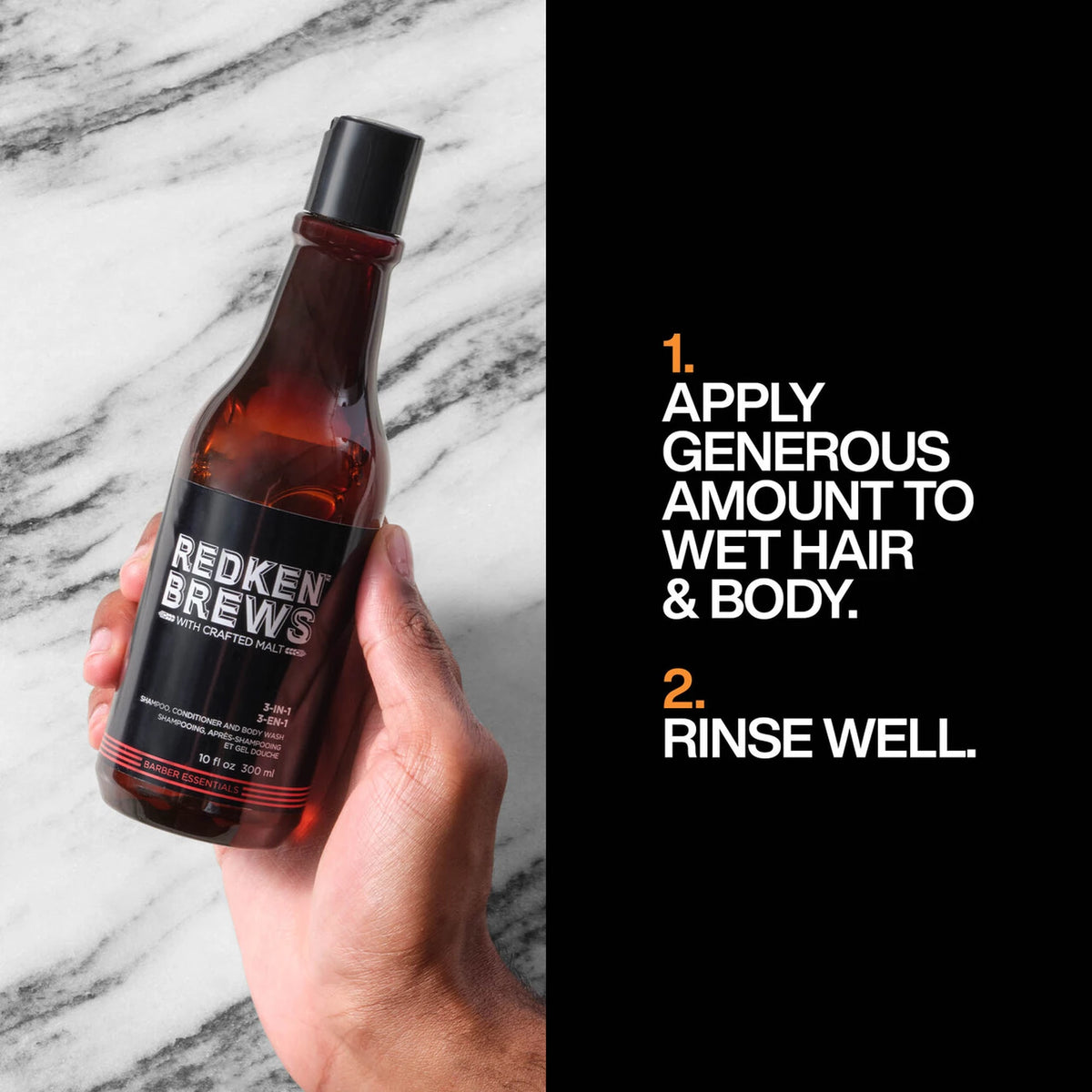 3-In-1 Shampoo, Conditioner And Body Wash - US 0386