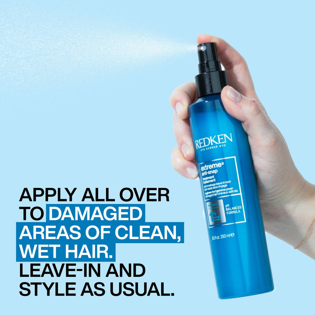 Extreme Anti-Snap Anti-Breakage Leave-In Treatment - US 8542